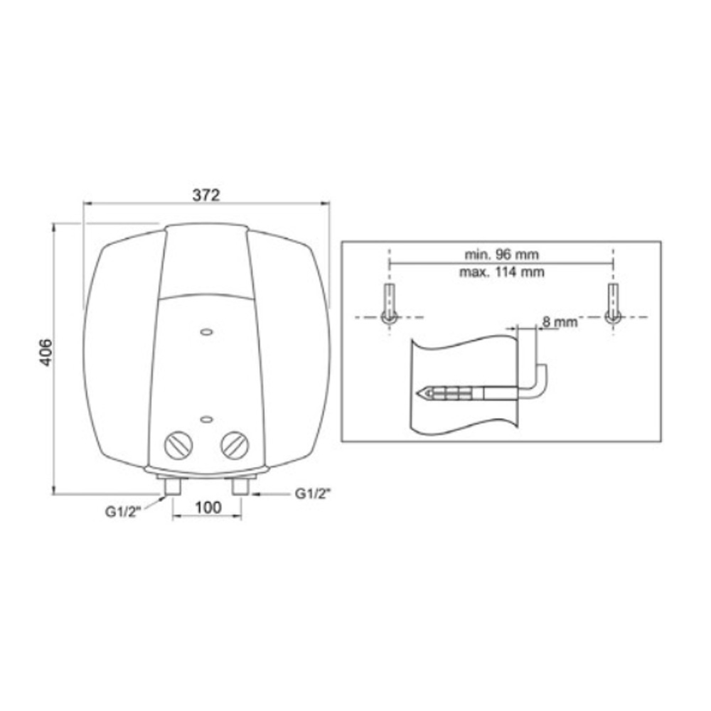 Bosch TR2000 10 T tehnicki crtez Bosch TR2000 10 T tehnicki crtez
