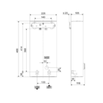 Stiebel Eltron DHB-E LCD tehnicki crtez