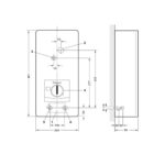 Vaillant electronicVED INT tehnicki crtez