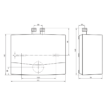 Vaillant miniVED H tehnicki crtez