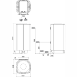 Stiebel Eltron SHZ 120 LCD tehnicki crtez
